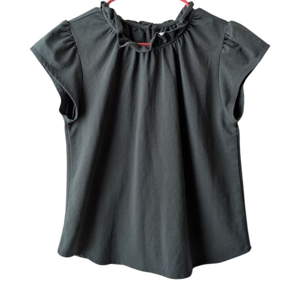 Sundays soft stretchy green Barton top